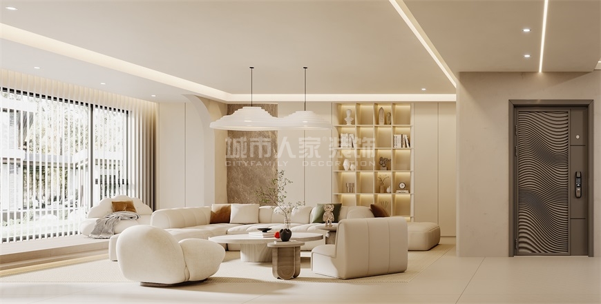 紫薇生态城-150平米-简约中式 -餐厅