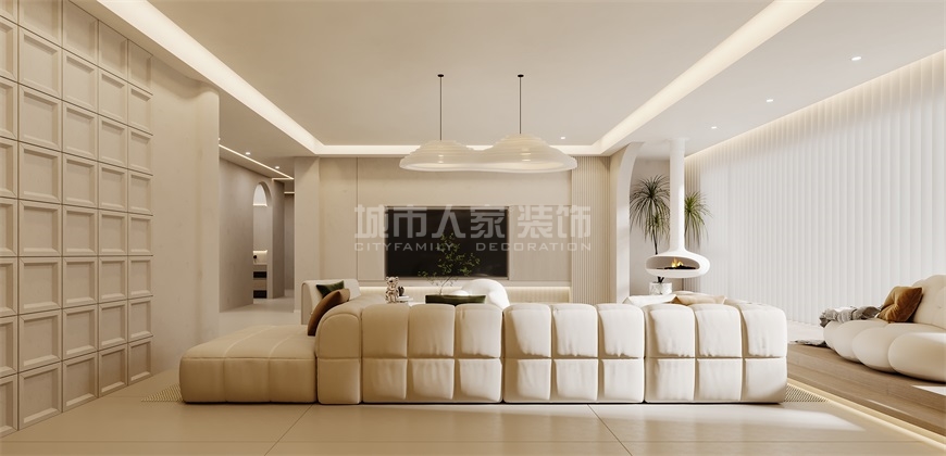紫薇生态城-150平米-简约中式 -餐厅